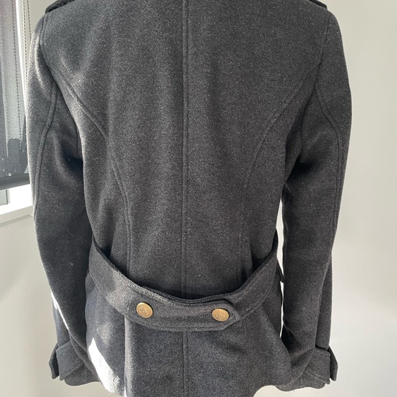 Sportscraft Dark Grey Felt Wool Jacket - Picture 3 of 8